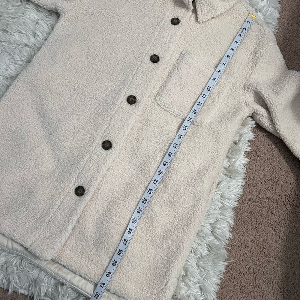 NWT Lucky Brand Faux Shearling Shirt Jacket Size M - Picture 10 of 10